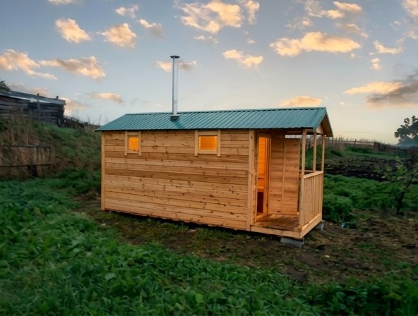 Баня 2×4 с верандой 2×1 — фото 4